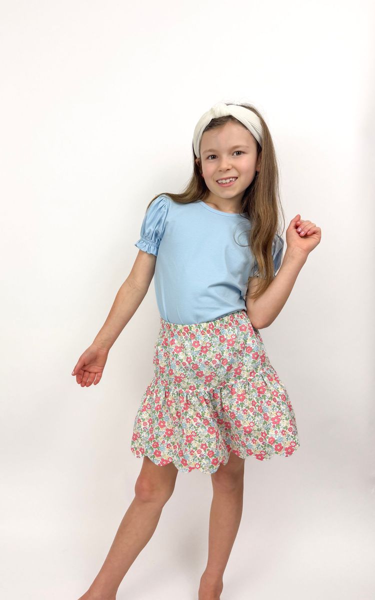 Whimsy Bay Bouquet Twirl Skirt Set