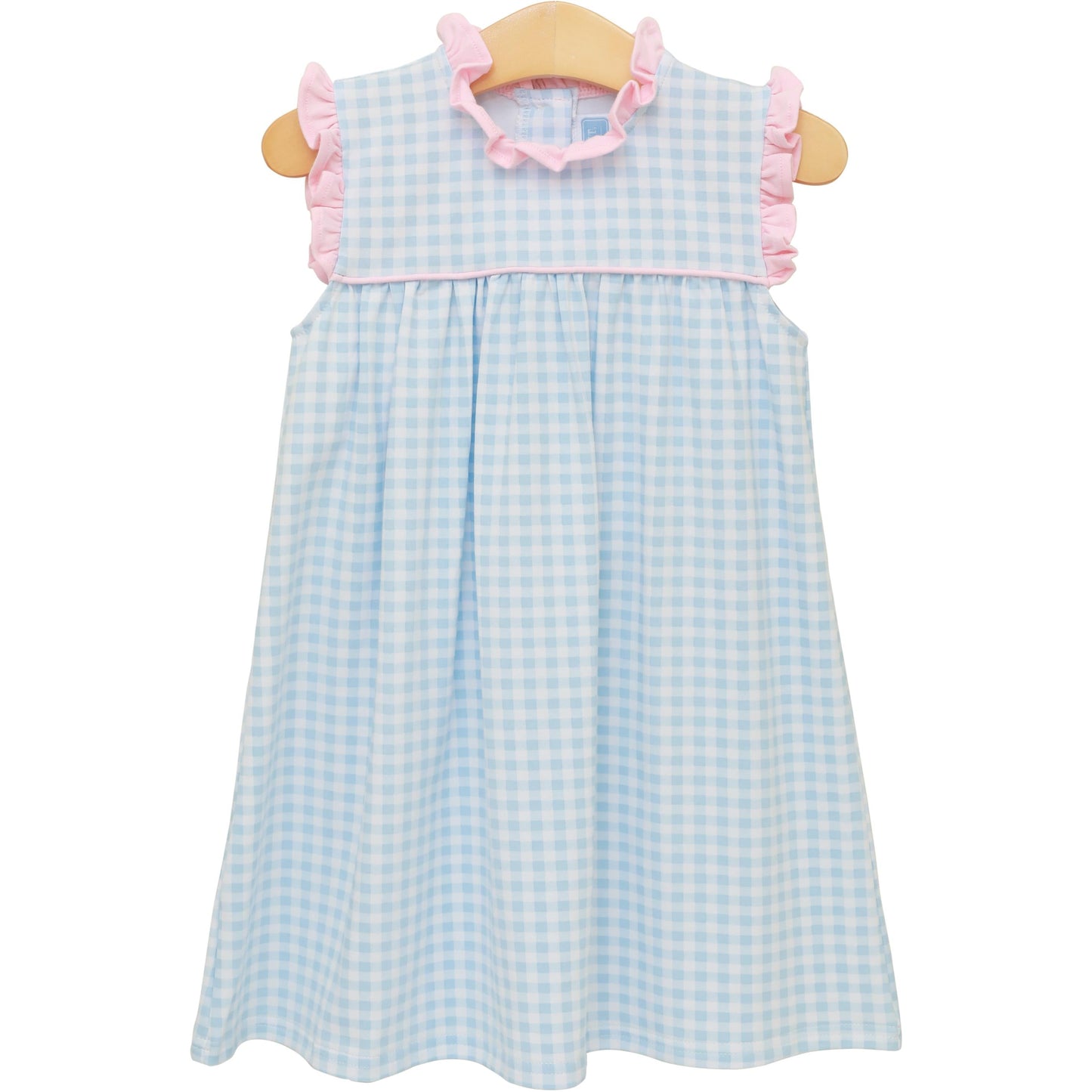 Trotter Street Meredith Blue Gingham Dress