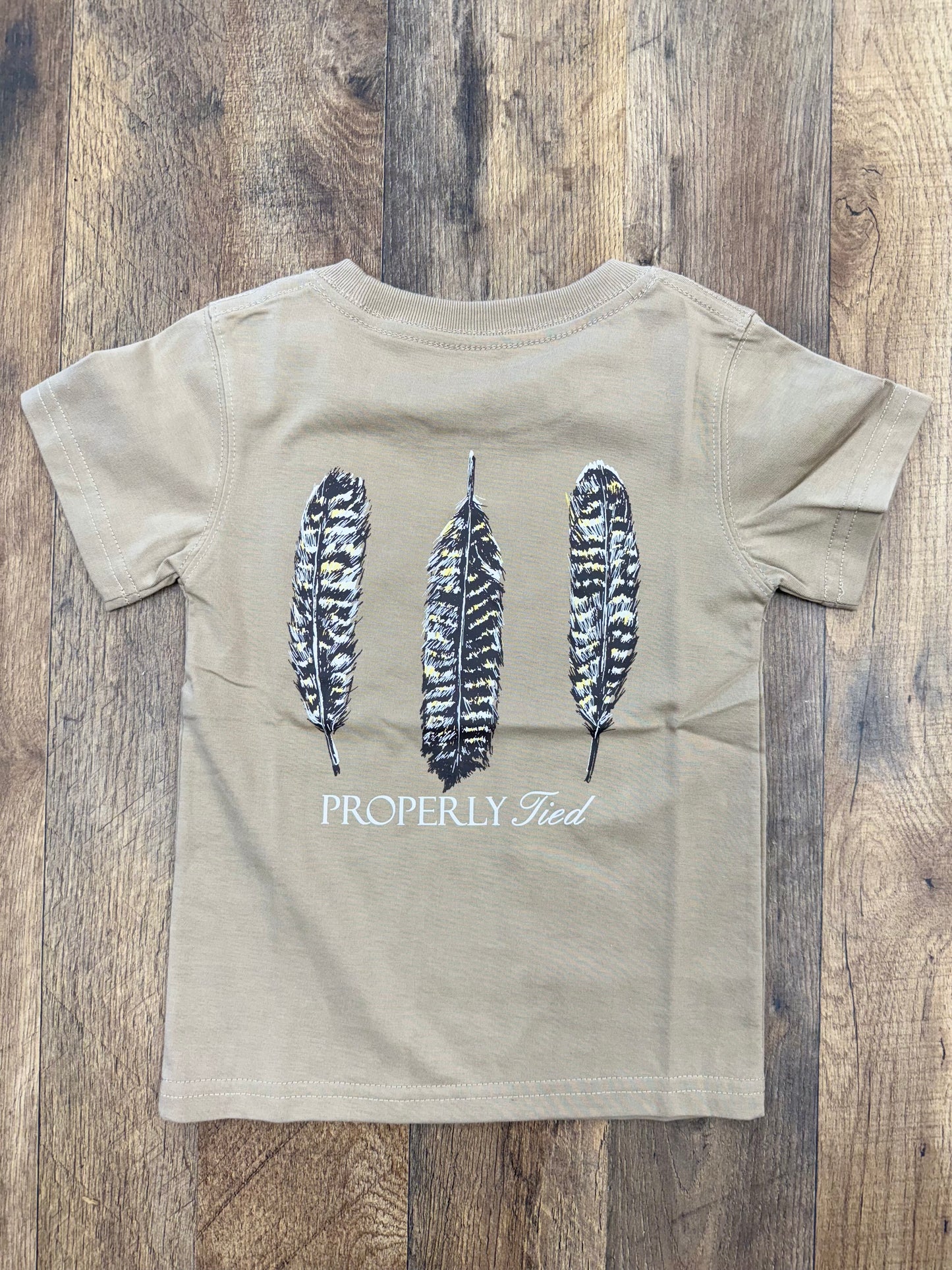 Properly Tied Triple Feather SS Sand