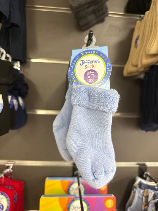 Little Jefferies Little Blue Socks Newborn