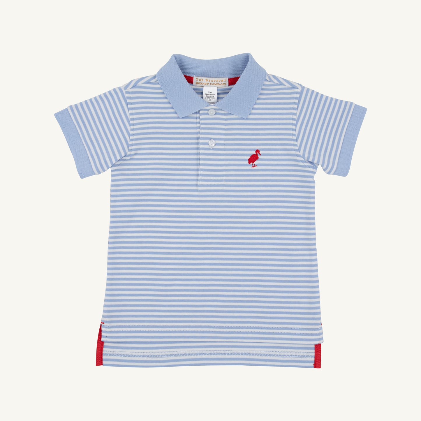 TBBC Beale Street Blue/Red Polo