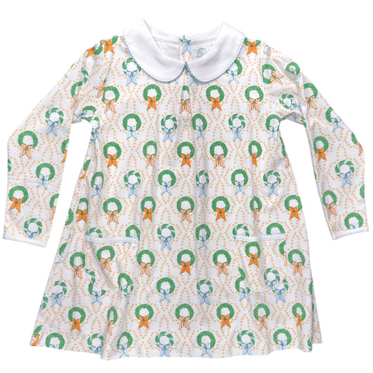 Heyward House Bows & Box Wreaths LS Dress