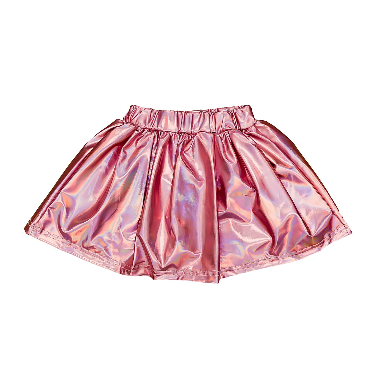 Belle Cher Metallic Skort-Light Pink