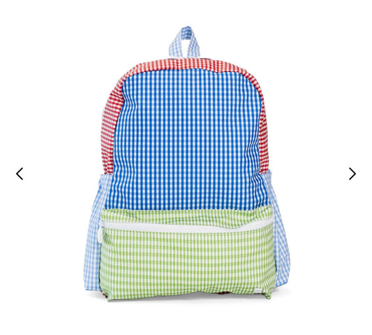 TRVL Backpacker Patch Blue