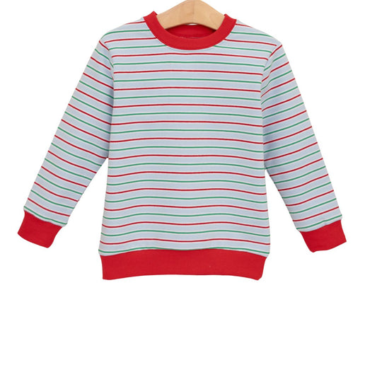 Trotter Street French Terry Pullover Blue