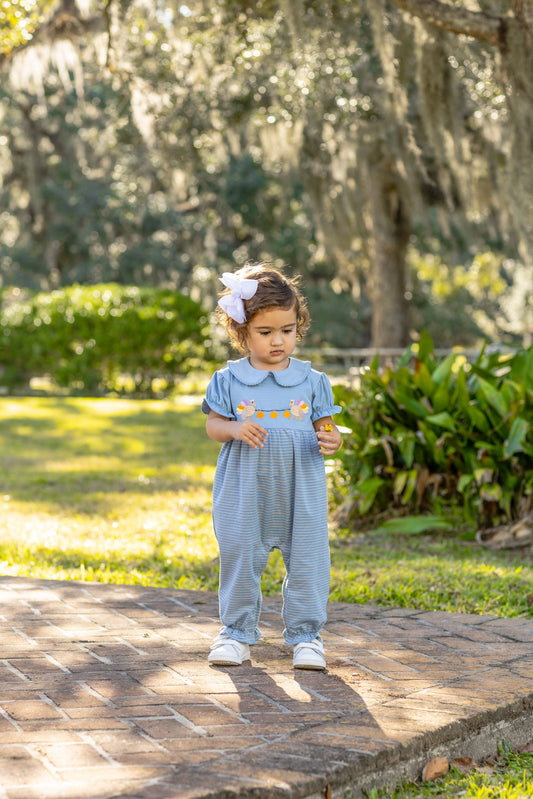Trotter Street Turkey Girl Romper