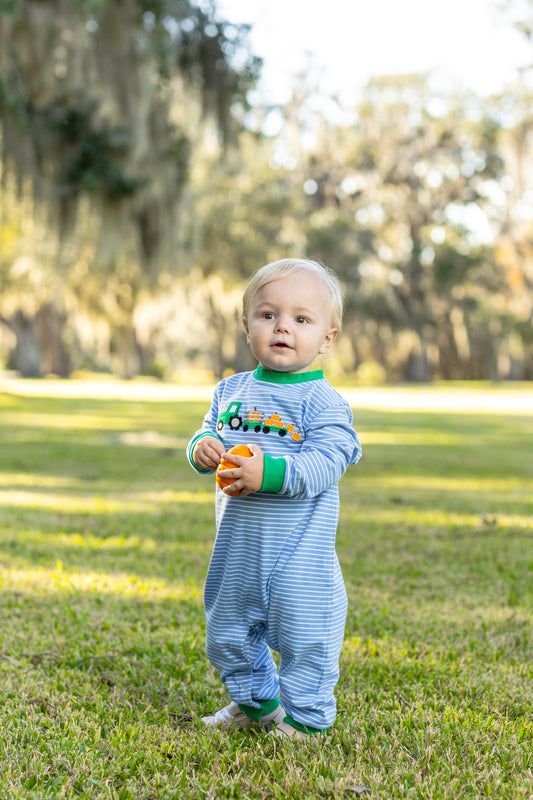Trotter Street Tractor Trail Romper