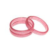 Lilies & Roses Glitter Pink Bangles