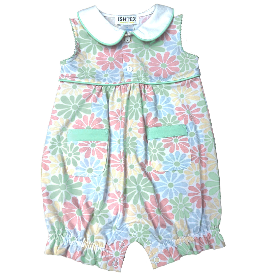 Ishtex Retro FLower Girl Romper