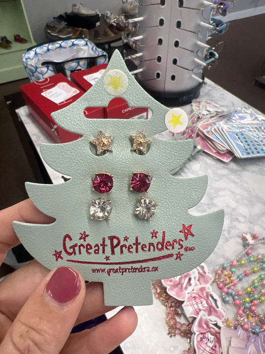 Holiday Clip On Earrings
