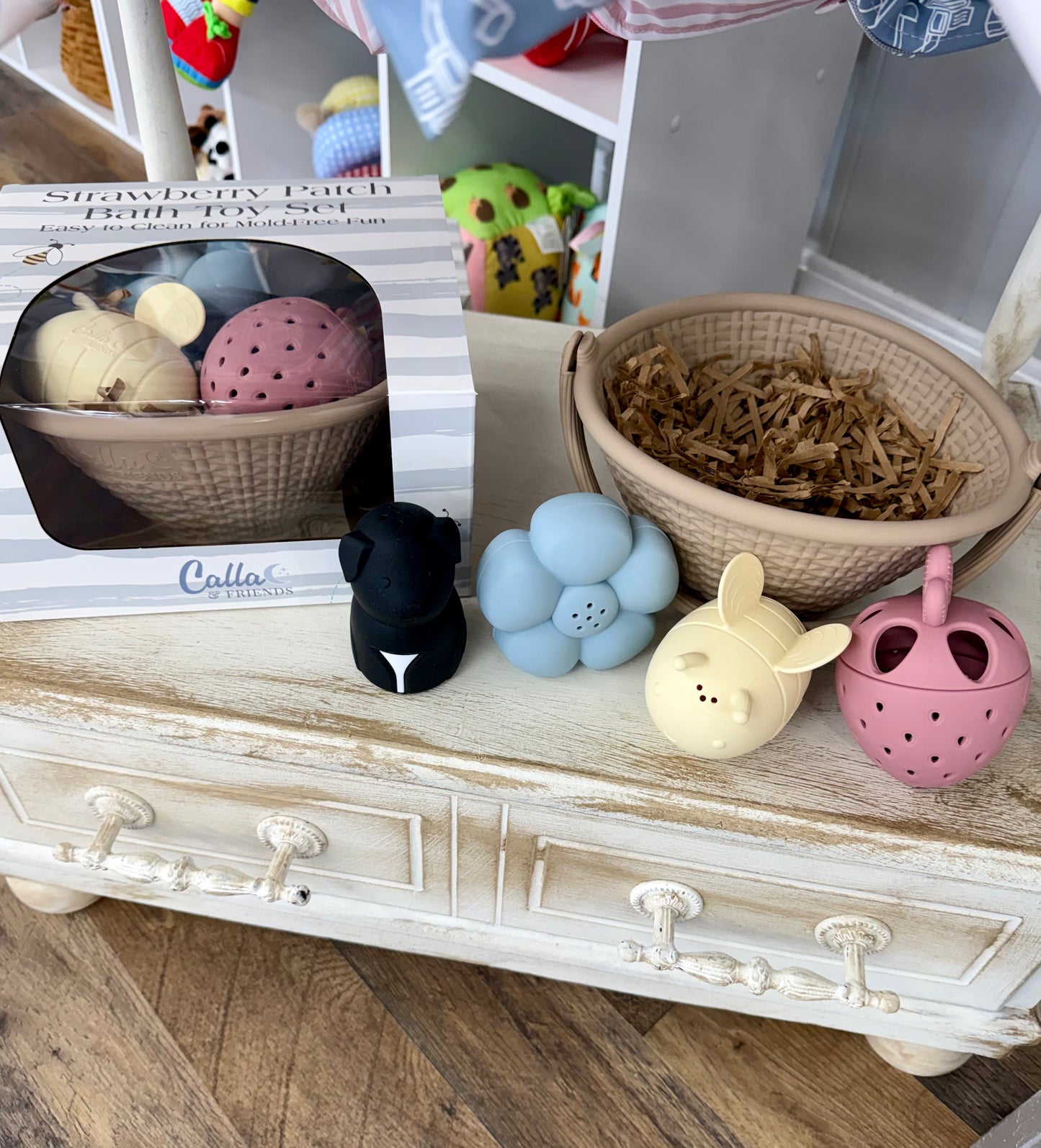 Calla & Friends Strawberry Patch Bath Toys