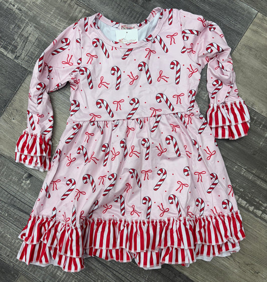 Clover Cottage Candy Cane Dress