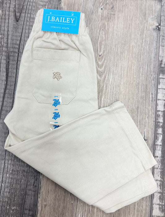 J. Bailey Pull On Khaki Pants