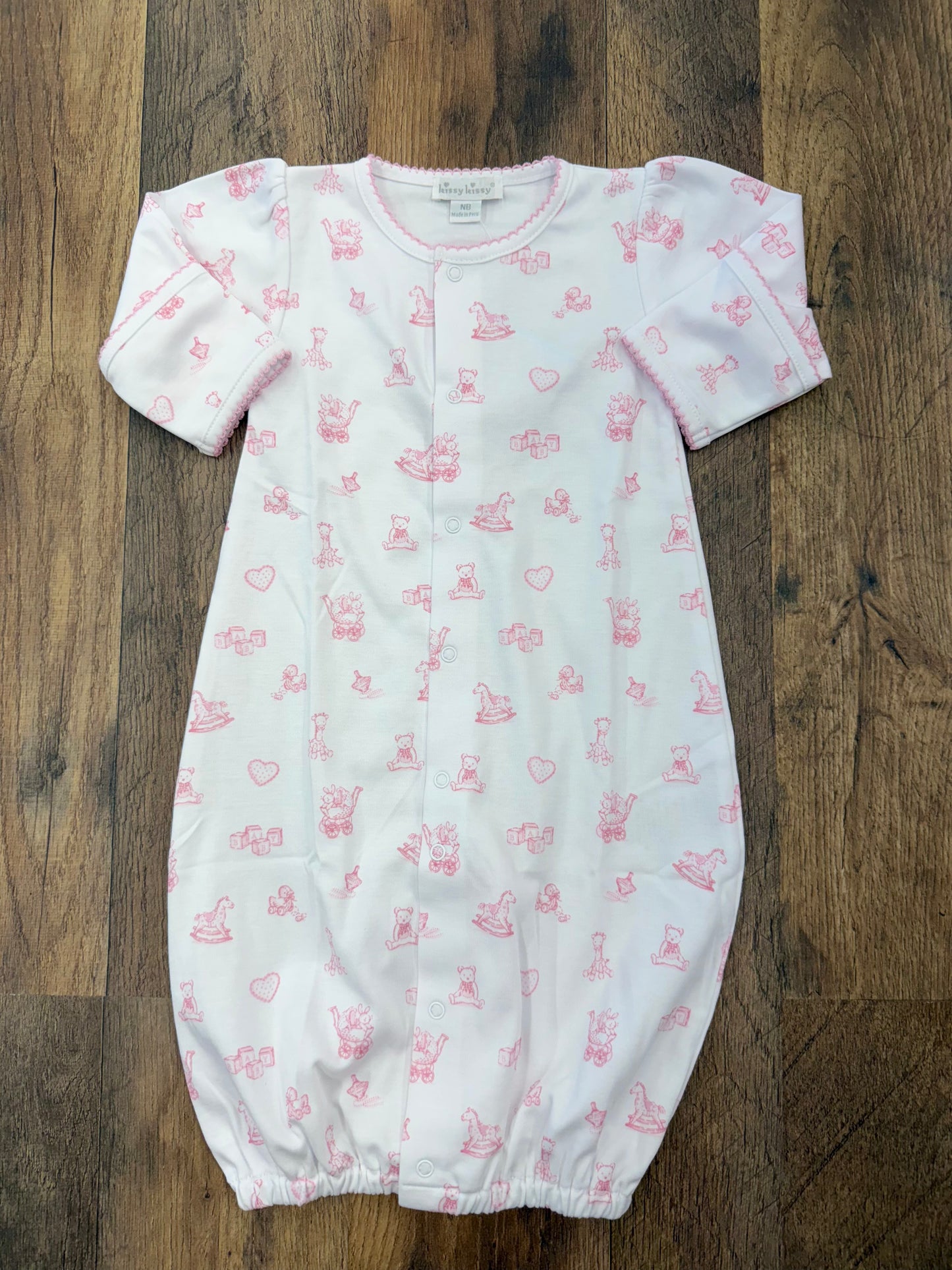 Kissy Kissy Pink Vintage Toys Gown