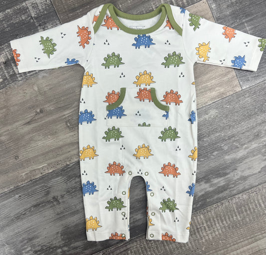 Kissy Love Long Sleeve Dino Playsuit