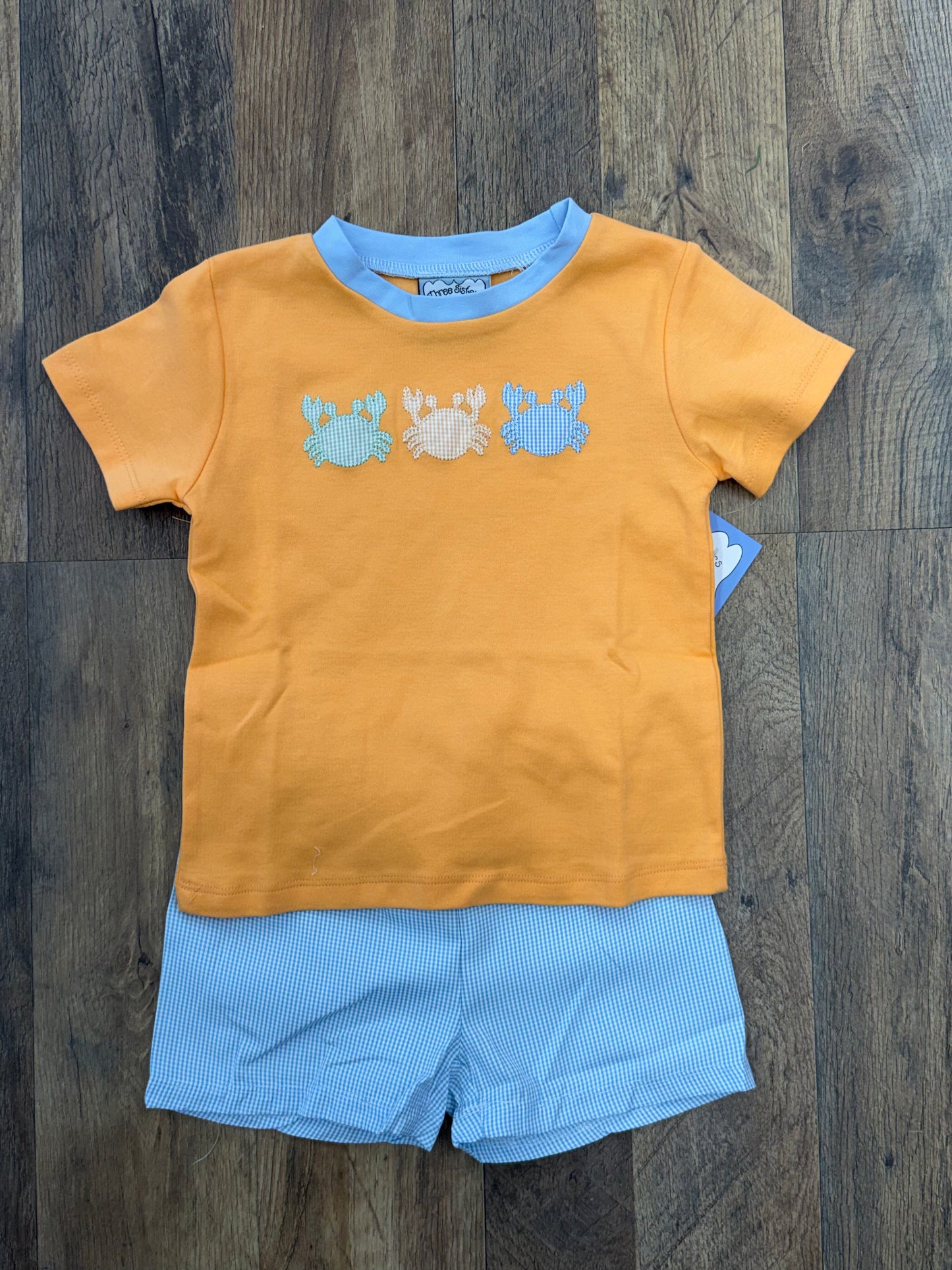 Three Sisters Crab Trio Boy Short Set
