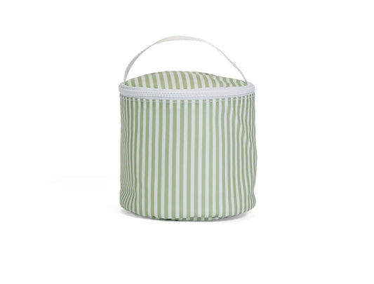 TRVL Snack Bag Pimlico Stripe Sage