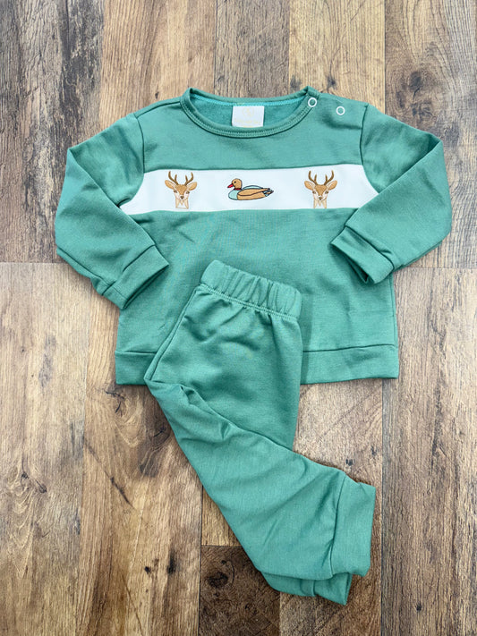 Lullaby Set Griffin Green Mallard Set