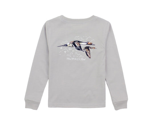 Properly tied boys pintails LS