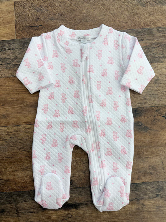 Kissy Kissy Jacquard Bear Footie