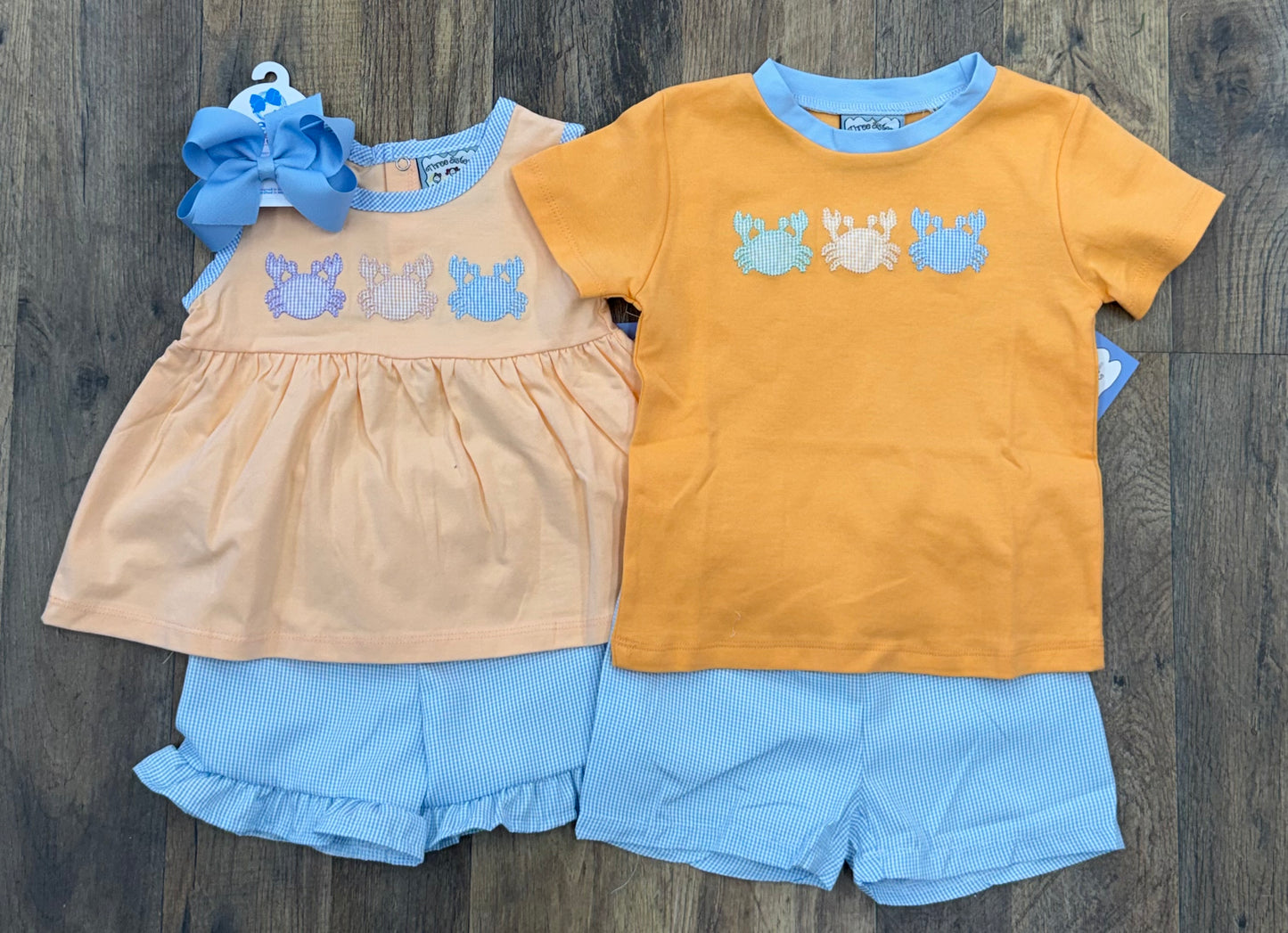 Three Sisters Crab Trio Boy Short Set