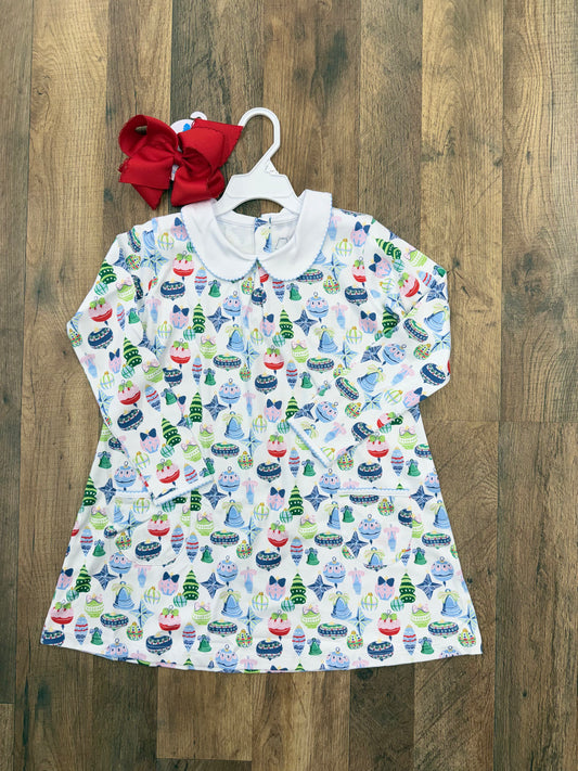 Heyward House Holiday Ornaments Pocket Twirl Dress
