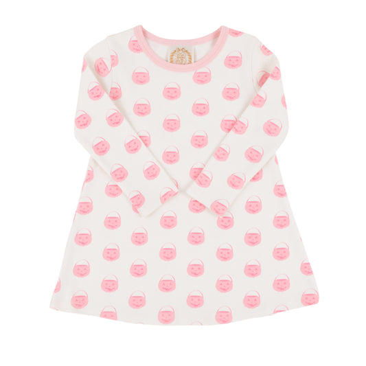 TBBC Pumpkin Pail Pink Long Sleeve Polly
