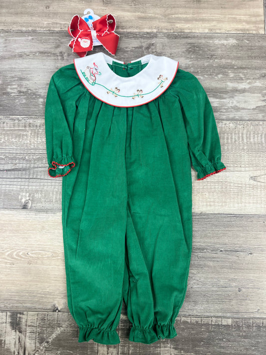Zuccini Kids Santa Sleigh Girl Romper