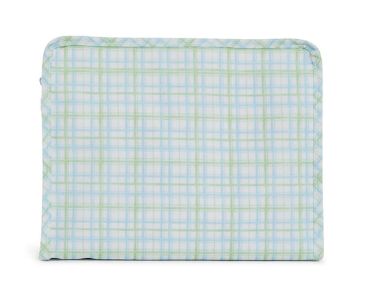 TRVL Classic Plaid Green Large Roadie