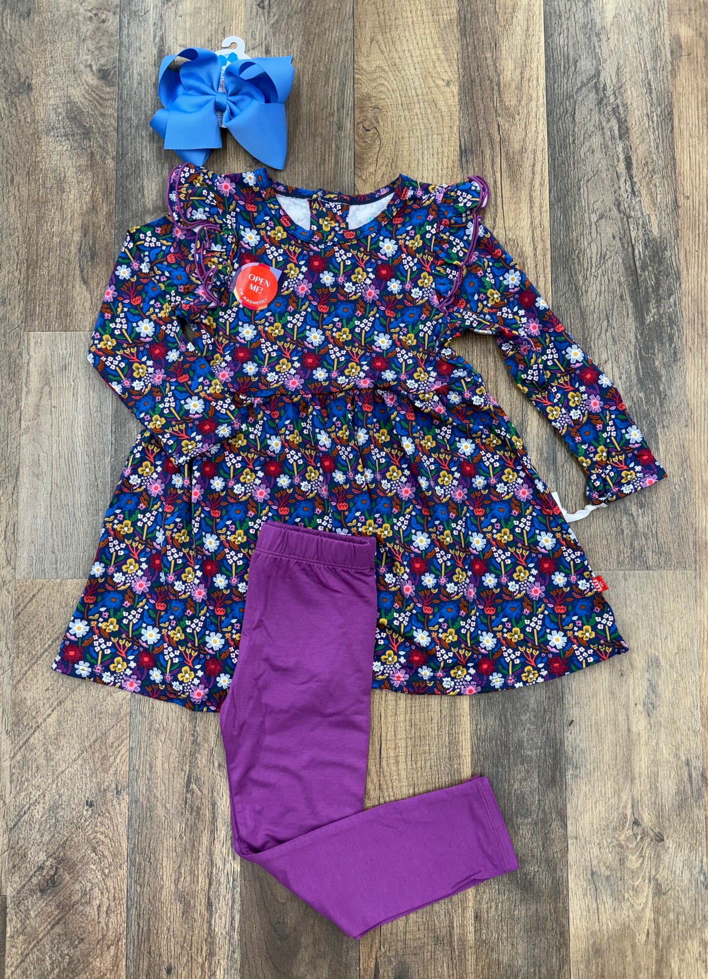 Magnetic Me Astrid Ruffle Dress/Legging