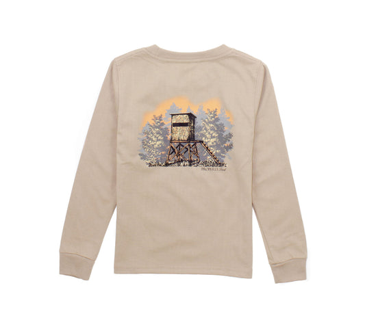 Properly tied boys deer stand LS