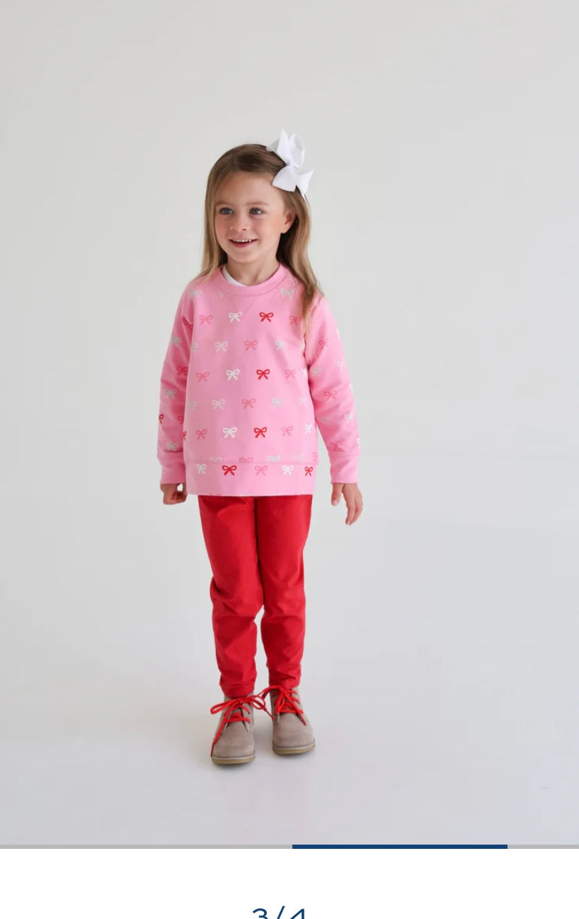 TBBC Bitsy Bows Crewneck