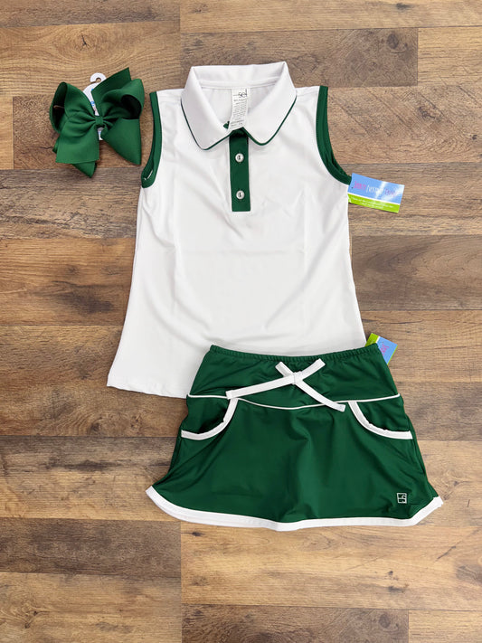 Set Fashions Green Tennis Skort