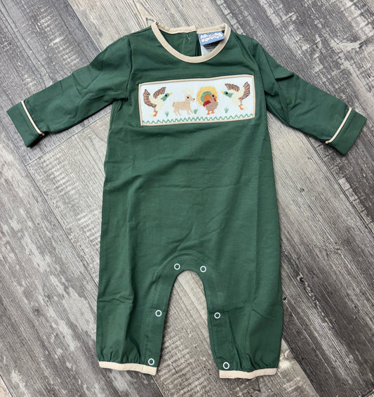 Three Sisters Boys Life Smocked Romper