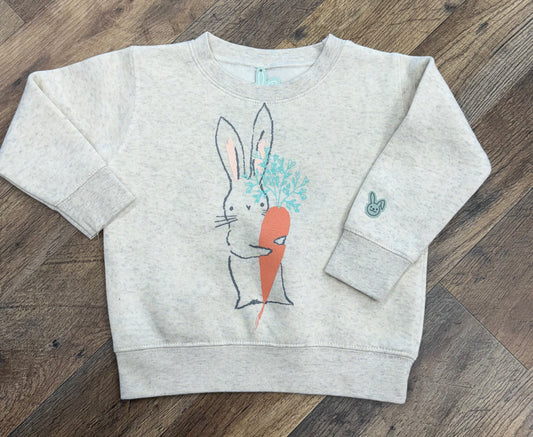 Rabbit Skins Cottontail Toddler Fleece Crewneck