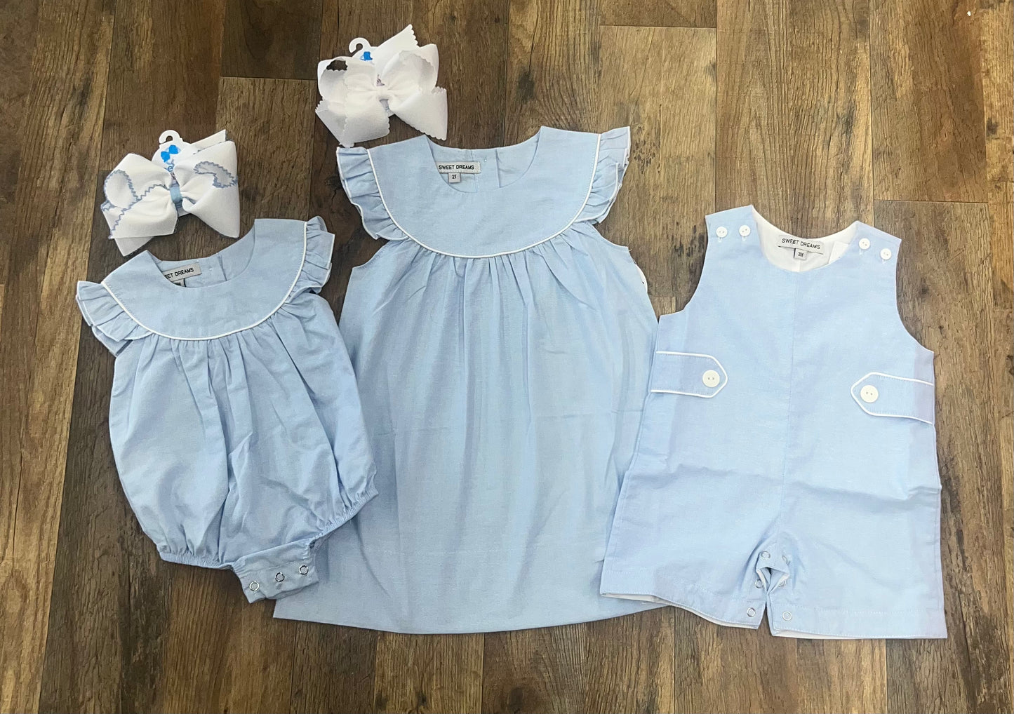 Sweet Dreams Blue Chambray Jon Jon