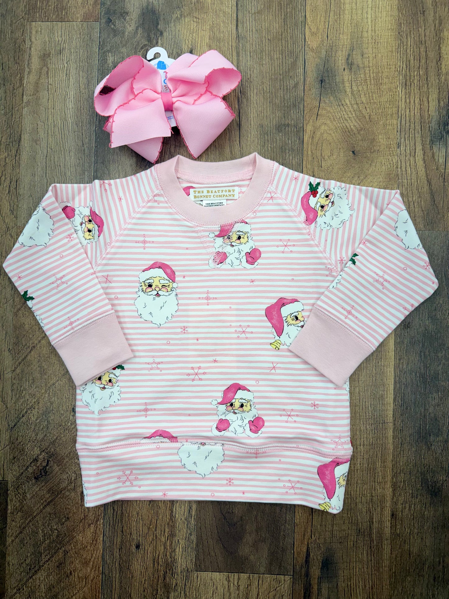 TBBC Dear Santa Cassidy Crewneck-Pink