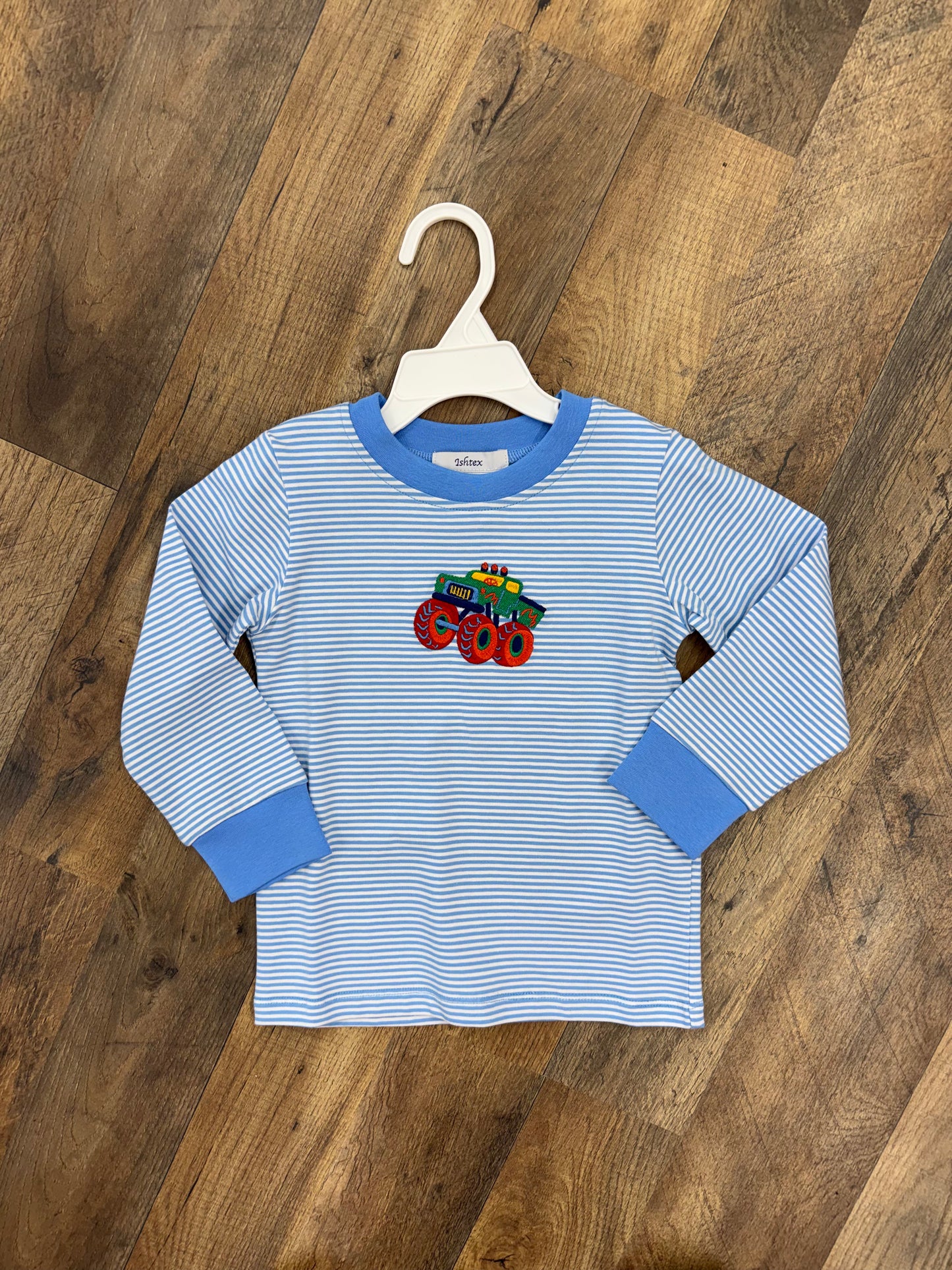 Ishtex Monster Truck Appliqué Shirt