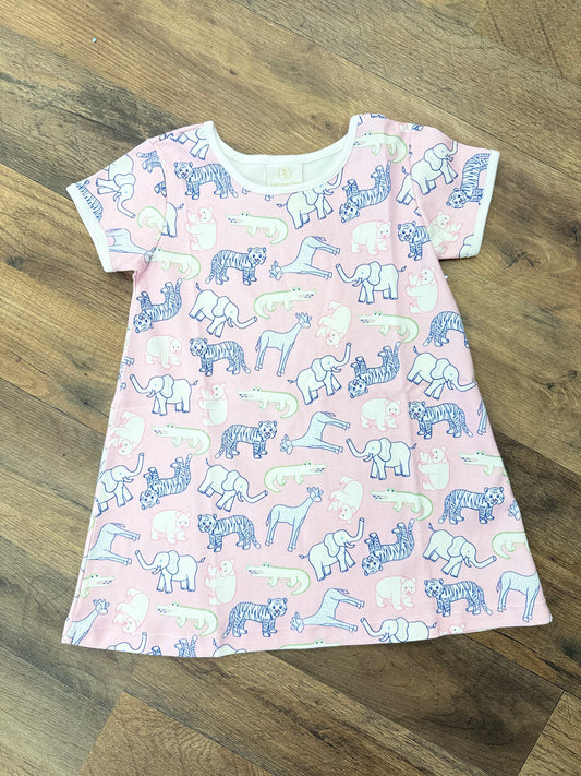Lullaby Set Zoo Pink Dress