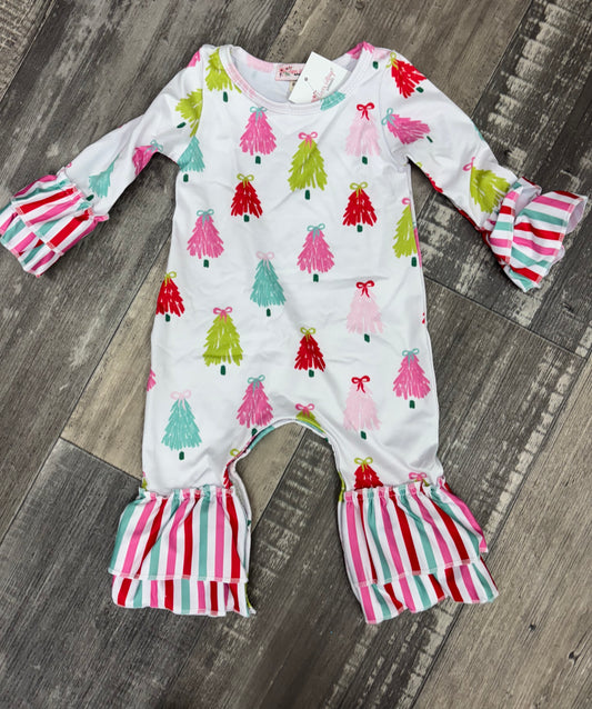 Clover Cottage Cheery Christmas Romper