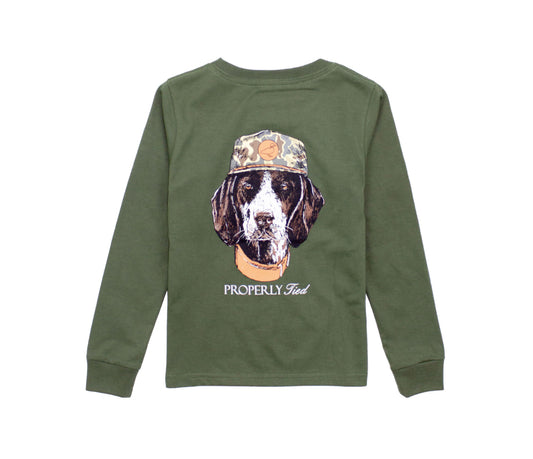 Properly tied boys man’s best friend LS