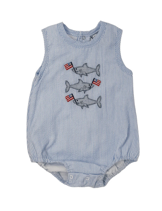 Three Sisters Patriotic Sharks Bubble