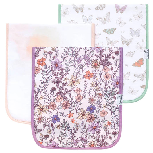 Copper Pearl Burp Cloths - FLora