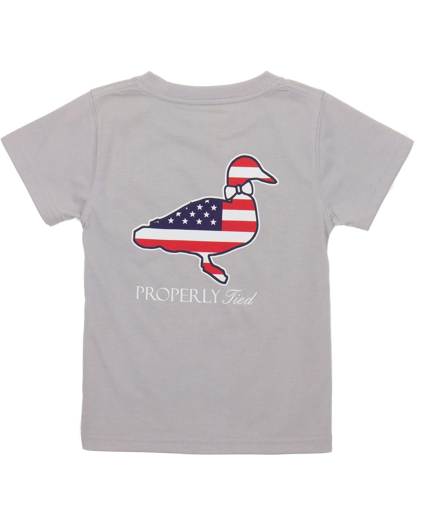 Properly Tied Americana Logo Ice Grey