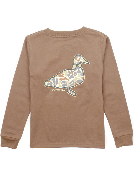 Properly Tied Field Camo Logo LS