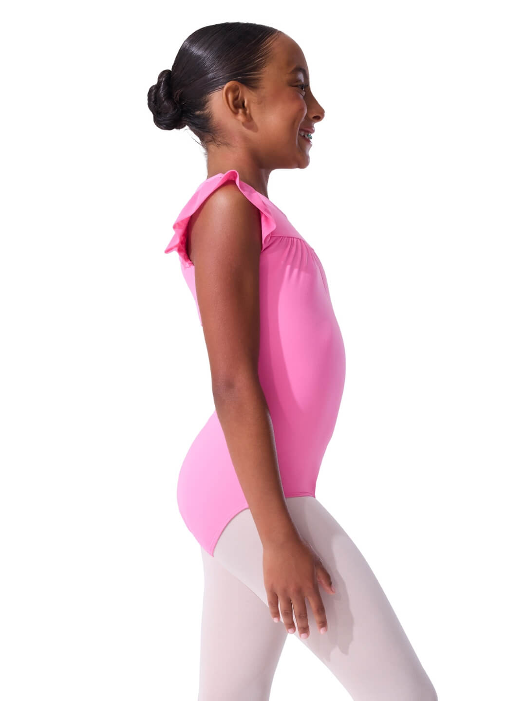 Capezio Sheer Ruffle Leo