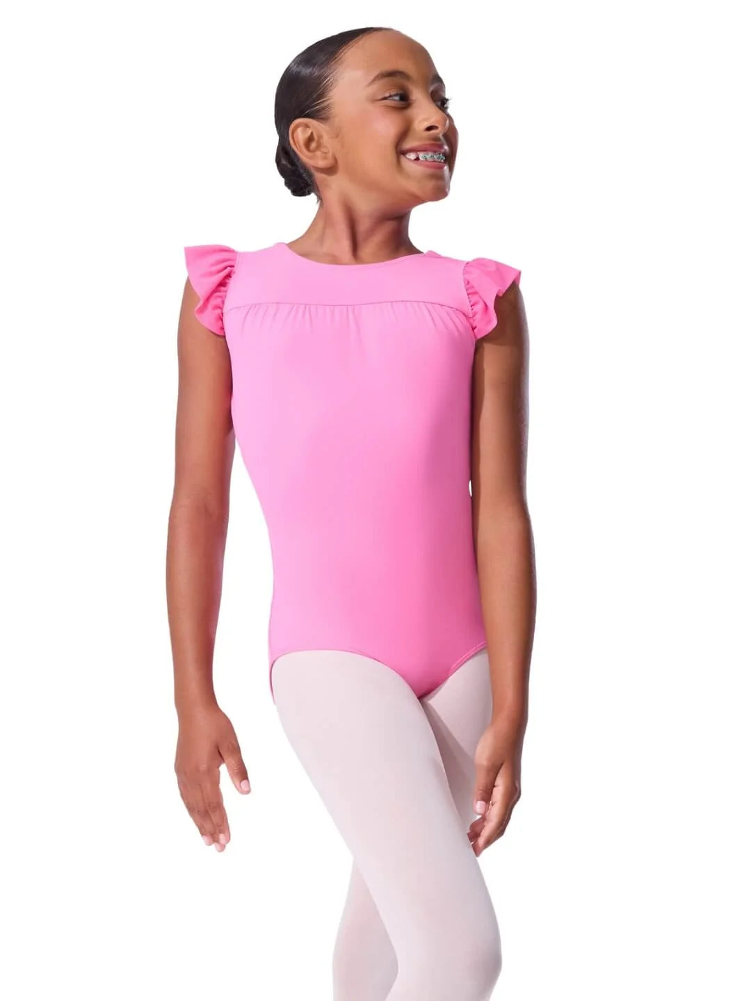 Capezio Sheer Ruffle Leo