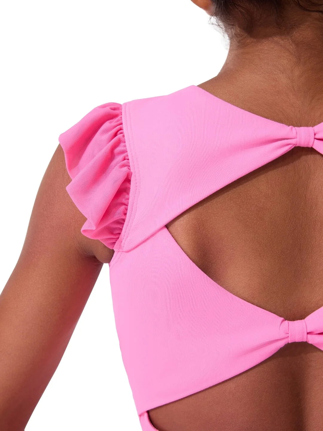 Capezio Sheer Ruffle Leo