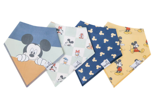 Copper Pearl Mickey Mouse Bibs