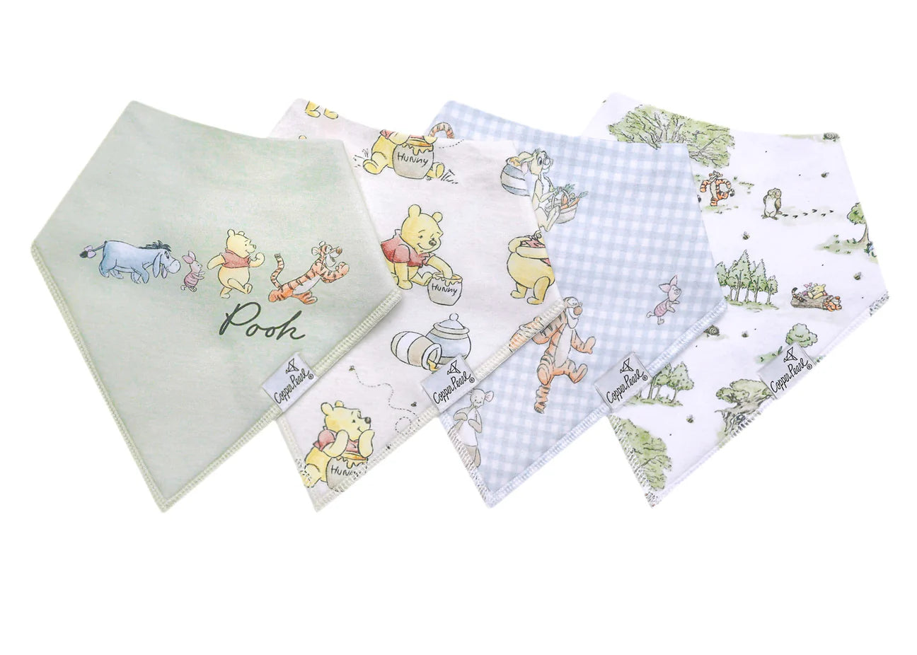 Copper Pearl Hundred Acre Wood Bibs